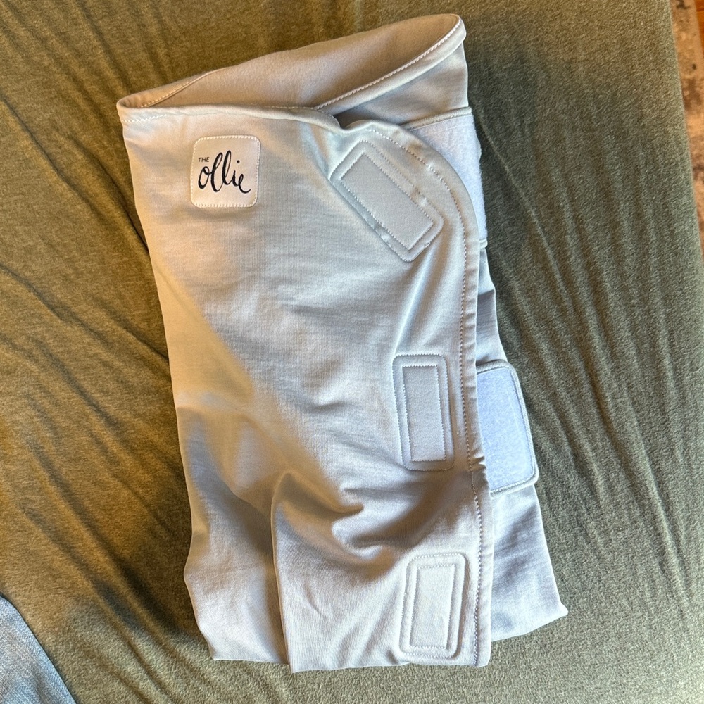 The Ollie Light Gray Swaddle Wrap